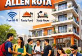 Best Hostel Near Allen Kota | WiFi, Mess & Study Room