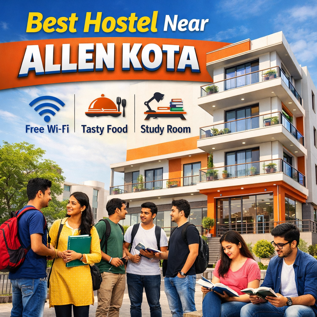 Best Hostel Near Allen Kota | WiFi, Mess & Study Room